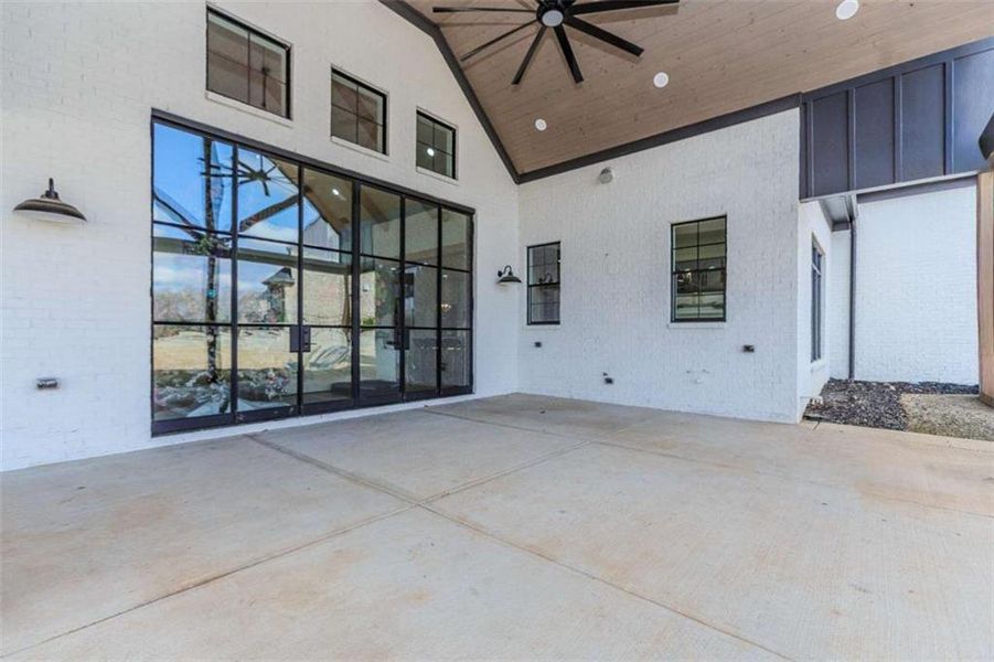 Exterior details and patio area of a home in , Dacula (Image 22).