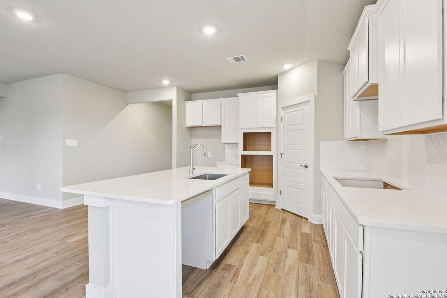 Furnished interior view inside a new home in Carmel Ranch, Schertz (Image 10).