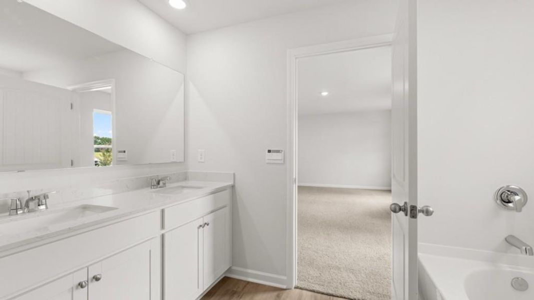 Furnished interior view inside a new home in Liberty Crossing, Braselton (Image 10).