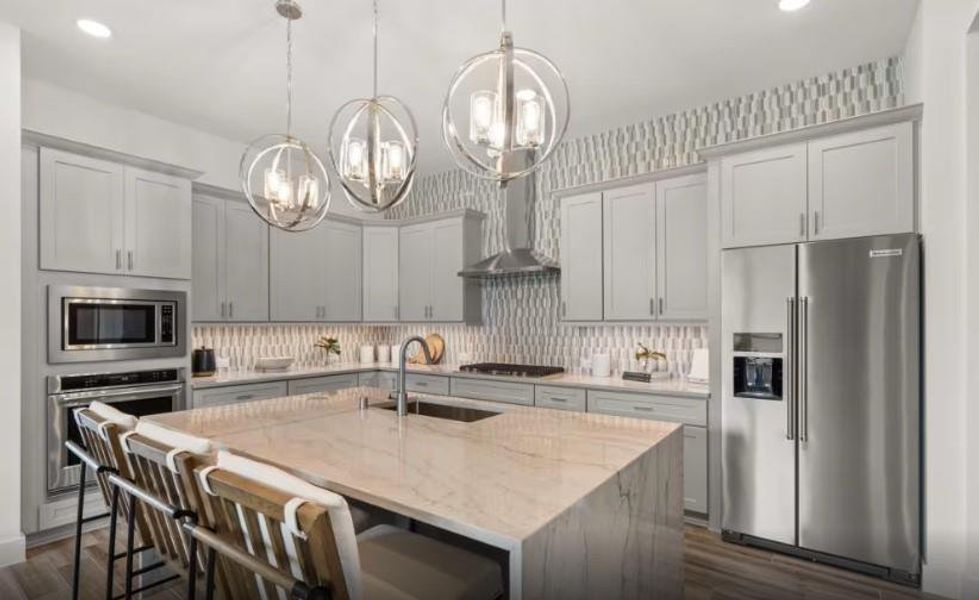 Furnished interior view inside a new home in , Katy (Image 13).