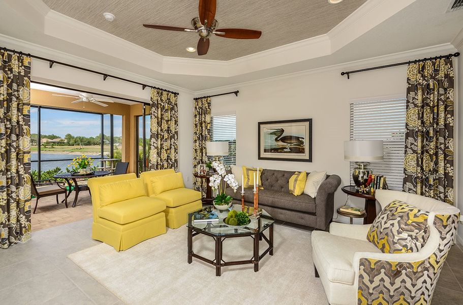 Furnished interior view inside a new home in Grand Palm, Venice (Image 5).