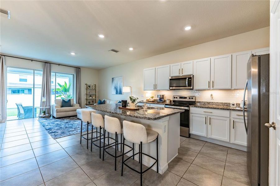 Furnished interior view inside a new home in , Plant City (Image 41).
