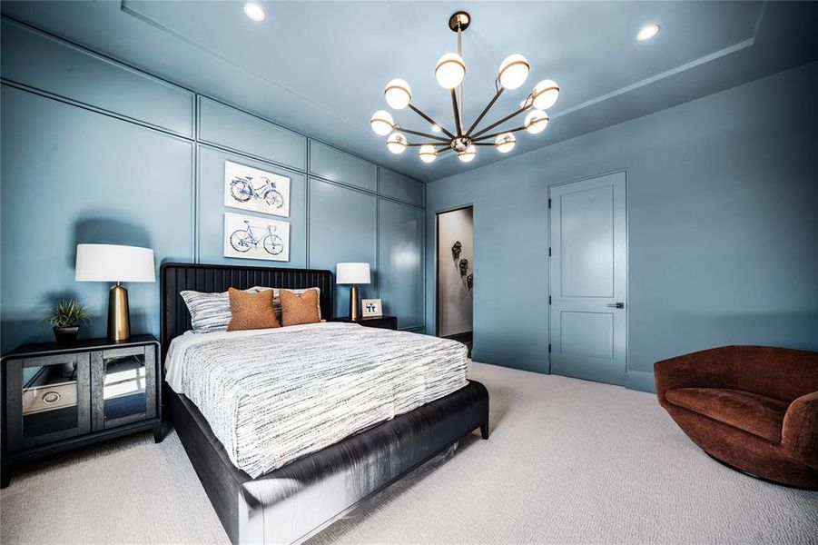 Furnished interior view inside a new home in , Southlake (Image 34).