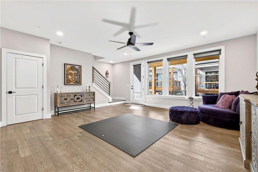 Furnished interior view inside a new home in , Atlanta (Image 16).