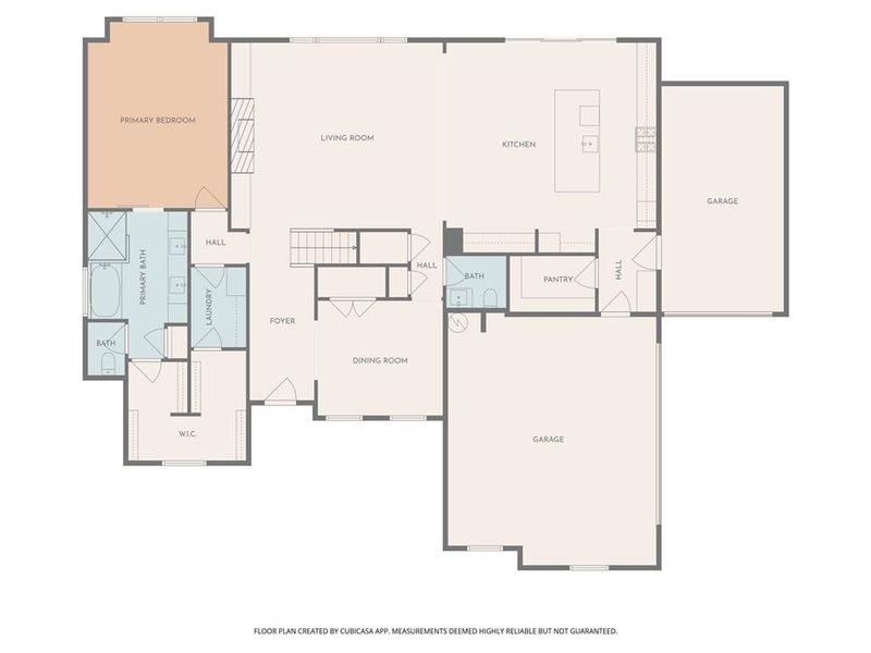 2D floor plan layout of this home in , Rydal, GA (Image 6).