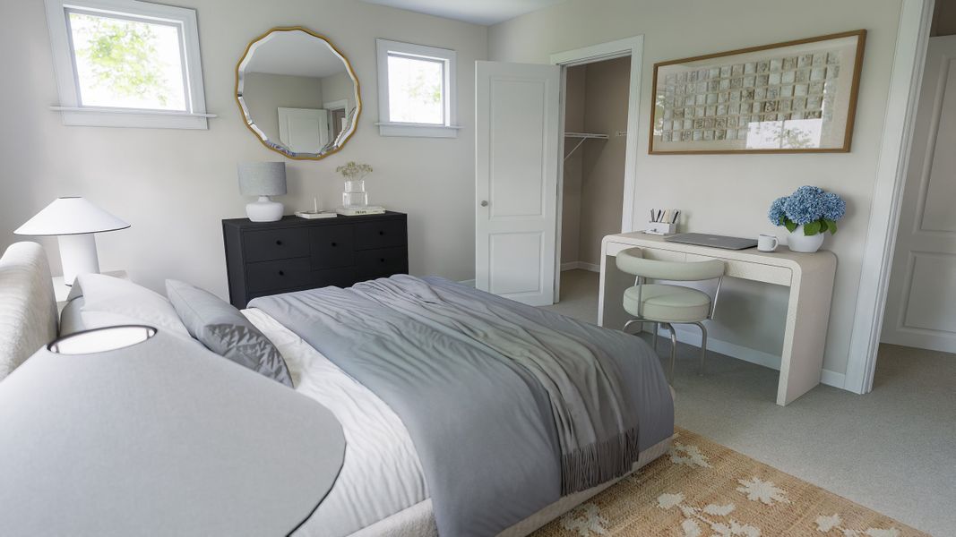 Furnished interior view inside a new home in Silverstone, Knightdale (Image 8). Furnished interior view inside a new home in Silverstone, Knightdale (Image 8).