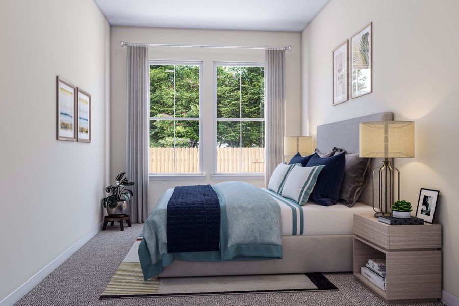 Furnished interior view inside a new home in Park Central, Georgetown (Image 13).