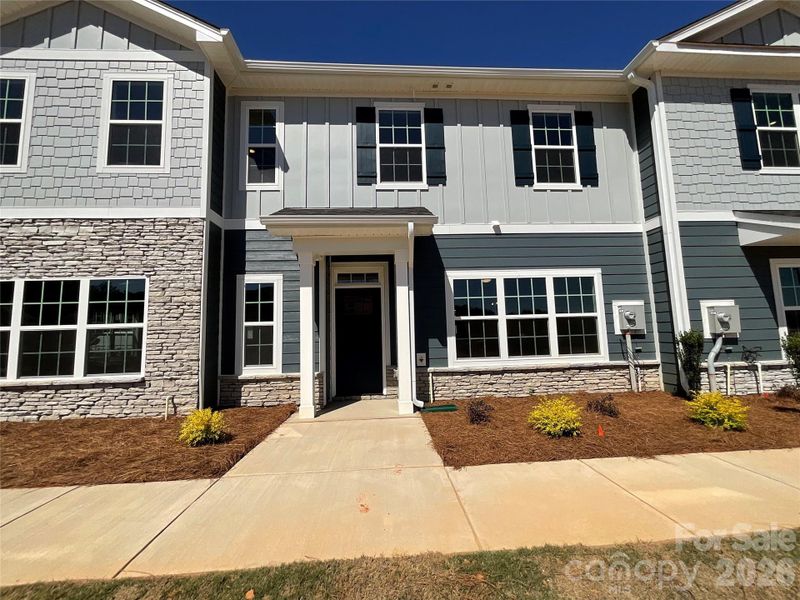 Exterior details and patio area of a home in Pine Trace, Gastonia (Image 3). Exterior details and patio area of a home in Pine Trace, Gastonia (Image 3).