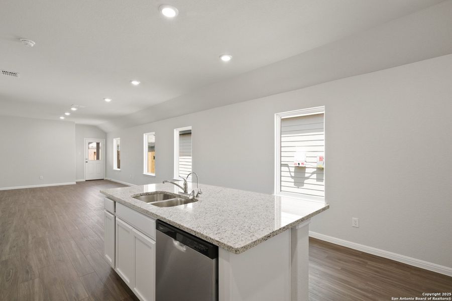 Furnished interior view inside a new home in Timber Creek, San Antonio (Image 6).