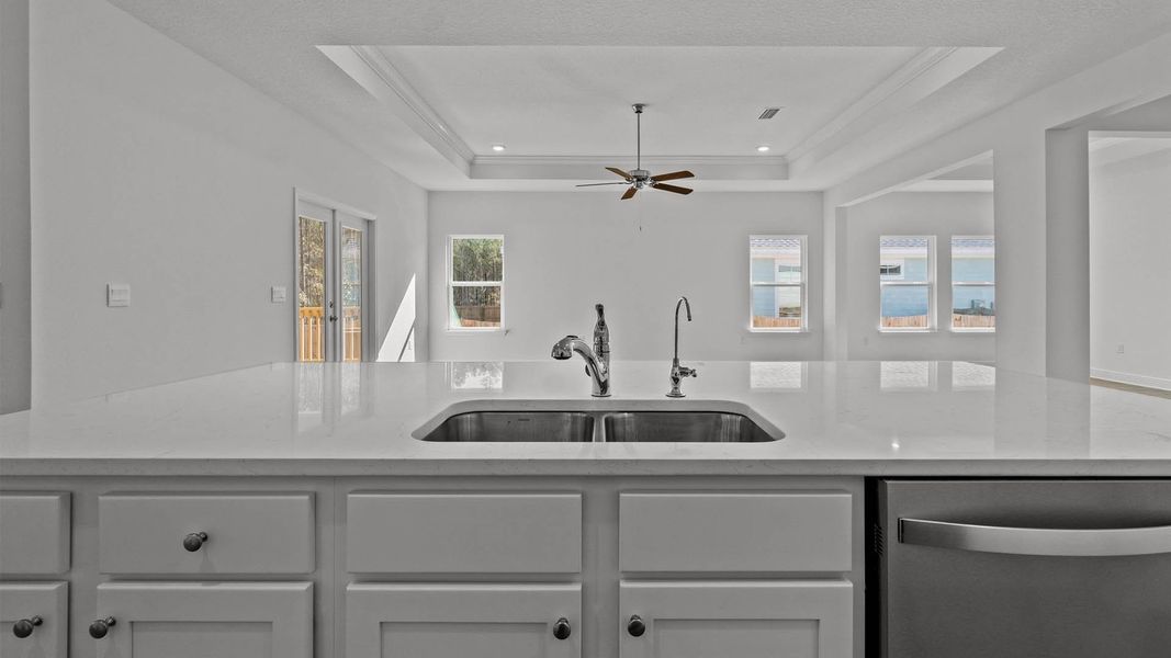 Close-up of interior finishes inside a home in Owl's Head Farms, Freeport (Image 10).