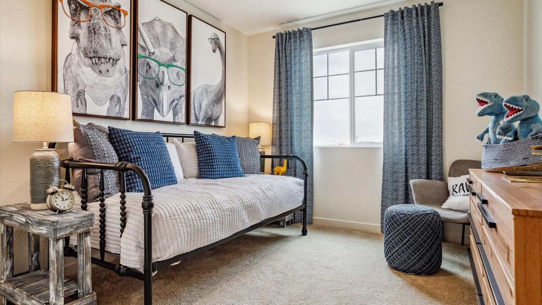 Furnished interior view inside a new home in The Ridge at Lorson Ranch, Colorado Springs (Image 14).