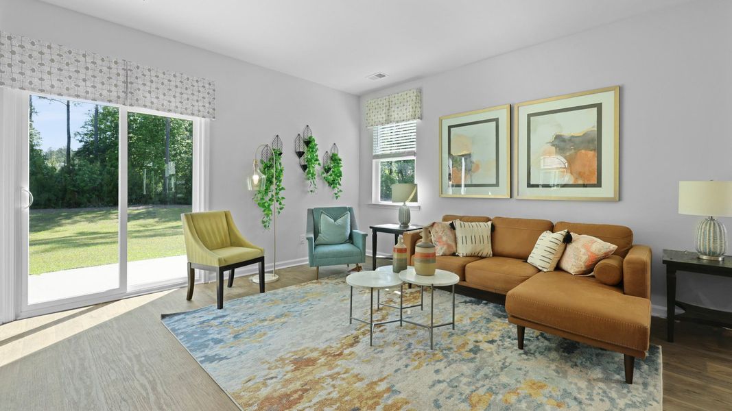 Representative furnished interior of a home built from the MANNING by D.R. Horton in Rivers Reach, Yemassee (Image 9). Representative furnished interior of a home built from the MANNING by D.R. Horton in Rivers Reach, Yemassee (Image 9).