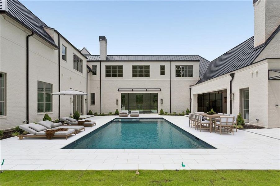 Exterior details and patio area of a home in , Atlanta (Image 24).