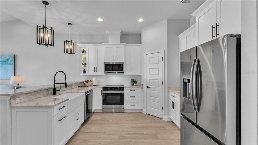 Furnished interior view inside a new home in , Lakeland (Image 18). Furnished interior view inside a new home in , Lakeland (Image 18).