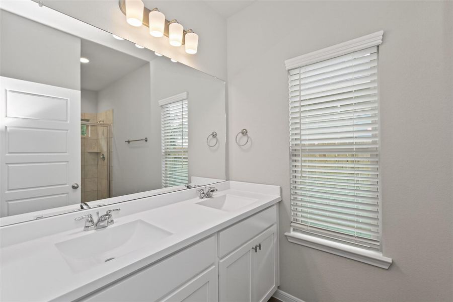 Furnished interior view inside a new home in , Huffman (Image 5).
