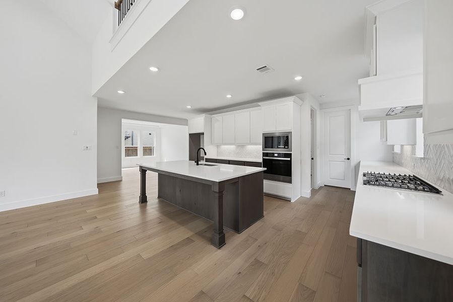 Furnished interior view inside a new home in Tavolo Park, Fort Worth (Image 9).
