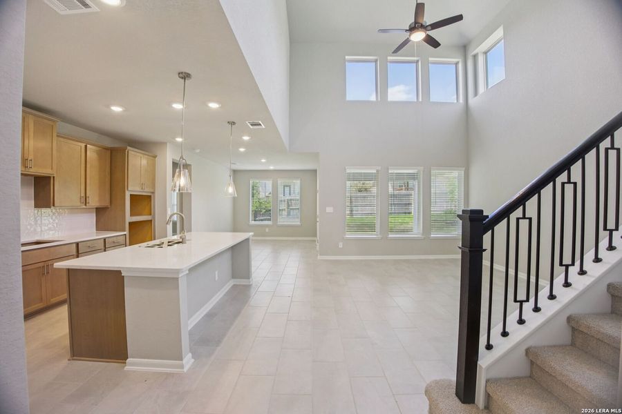 Furnished interior view inside a new home in , San Antonio (Image 15).