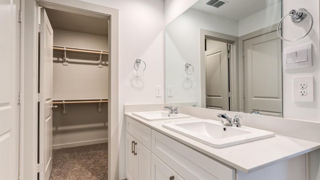 Representative furnished interior of a home built from the The Ashburn by D.R. Horton in Allen Farms, Lubbock (Image 13).