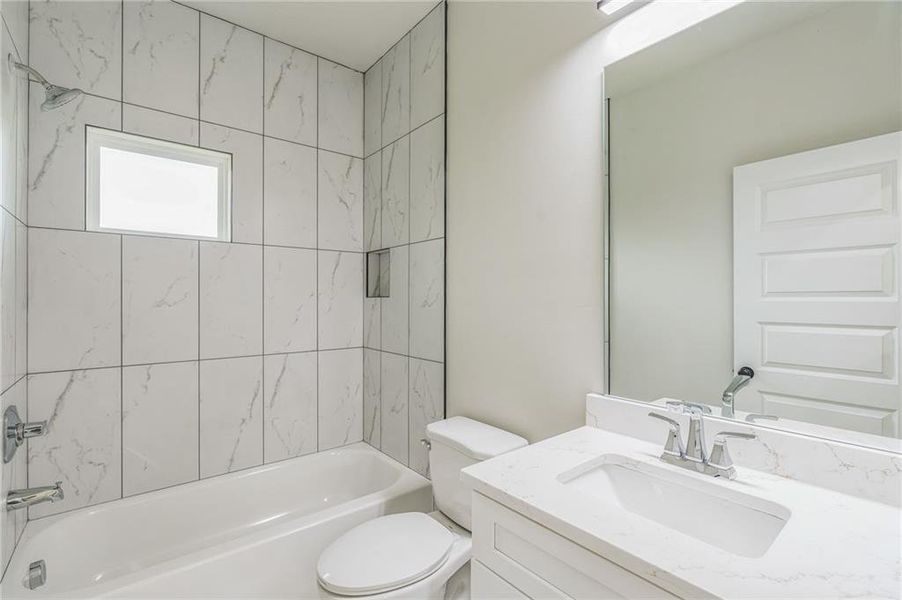 Furnished interior view inside a new home in , Atlanta (Image 12).