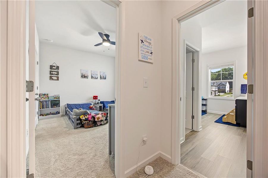 Furnished interior view inside a new home in , Flowery Branch (Image 17).
