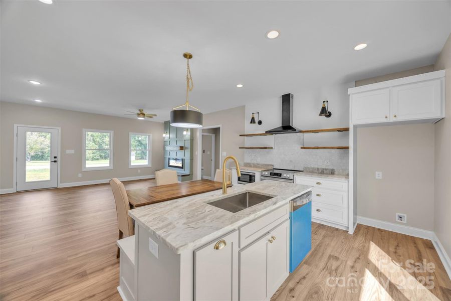 Furnished interior view inside a new home in , Statesville (Image 7).
