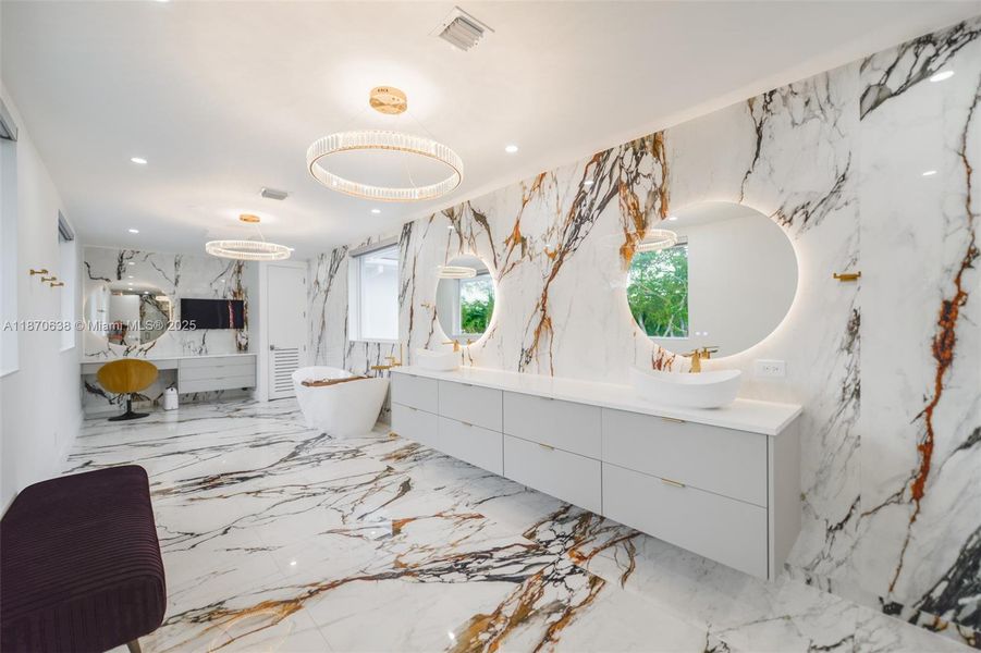 Furnished interior view inside a new home in , Palmetto Bay (Image 3).