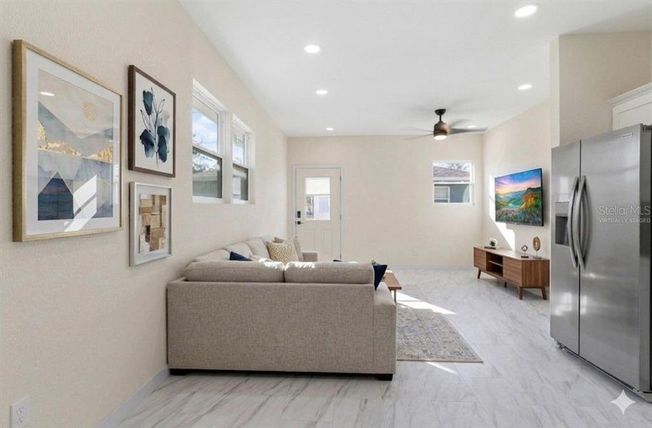 Furnished interior view inside a new home in , St. Petersburg (Image 9).