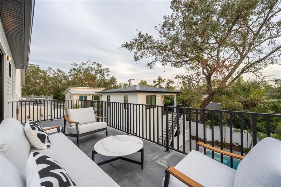 Exterior details and patio area of a home in , Sarasota (Image 32).
