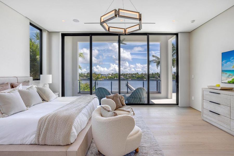 Daytime Upstairs Primary Bedroom