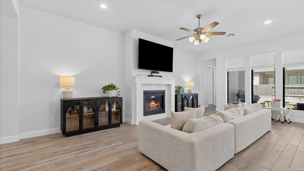 Furnished interior view inside a new home in Veramendi, New Braunfels (Image 14). Furnished interior view inside a new home in Veramendi, New Braunfels (Image 14).