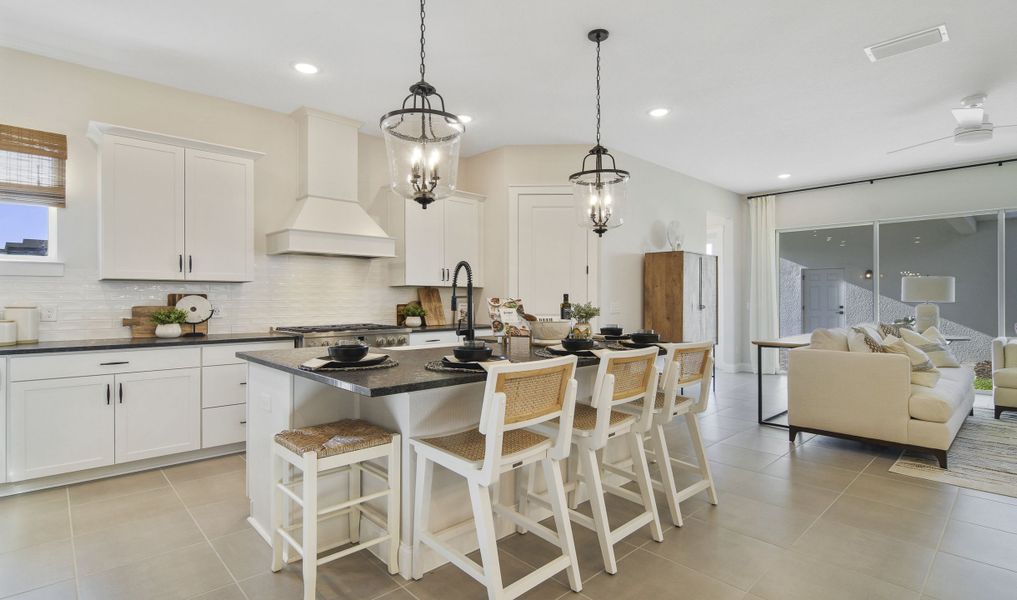 Stunning kitchen with island