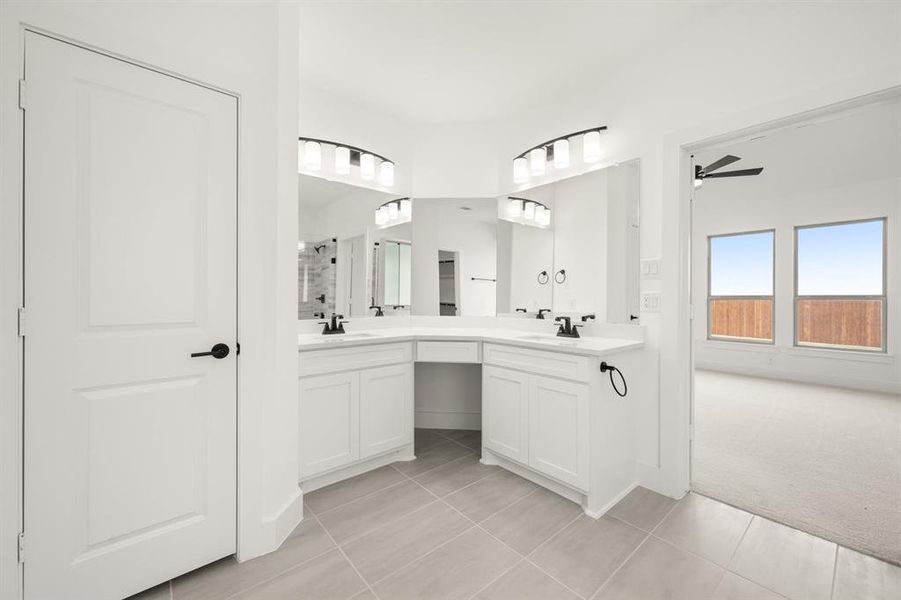 Furnished interior view inside a new home in Westside Preserve, Midlothian (Image 13).