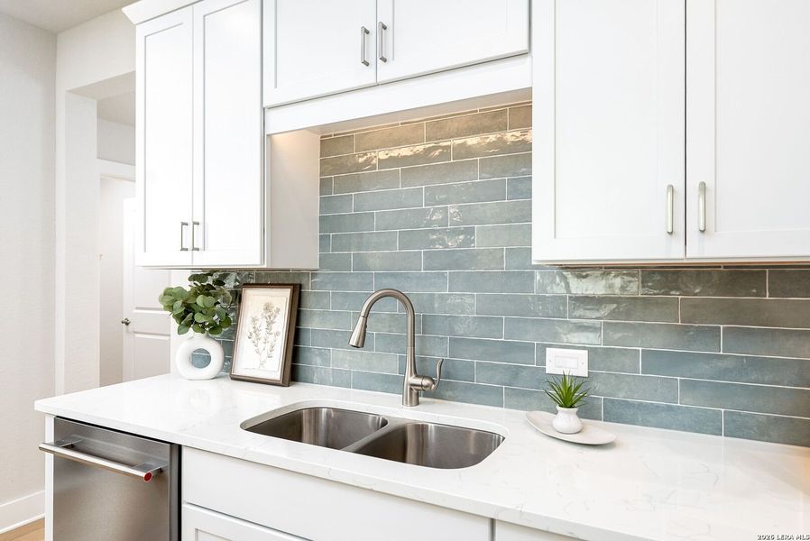 Close-up of interior finishes inside a home in Victoria Commons, San Antonio (Image 23).