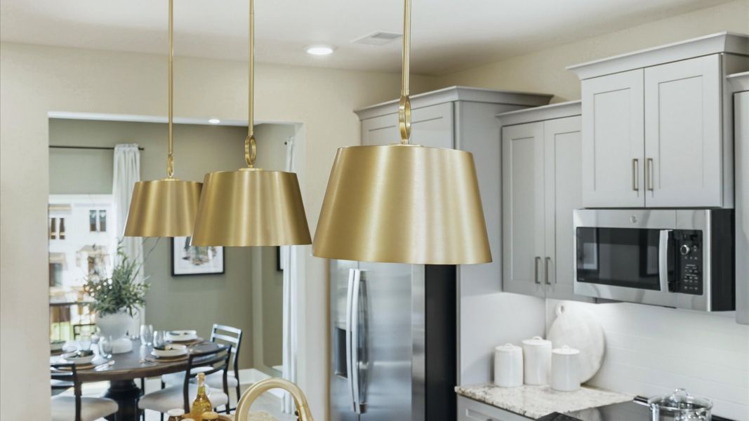 Furnished interior view inside a new home in Traynham Place, Greenville (Image 32).