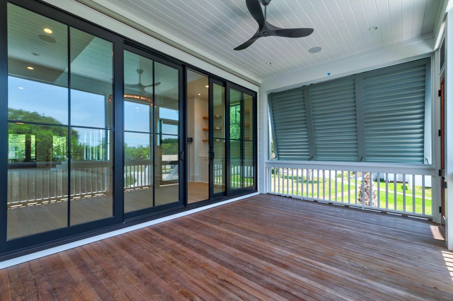 Exterior details and patio area of a home in , Sullivan's Island (Image 3). Exterior details and patio area of a home in , Sullivan's Island (Image 3).
