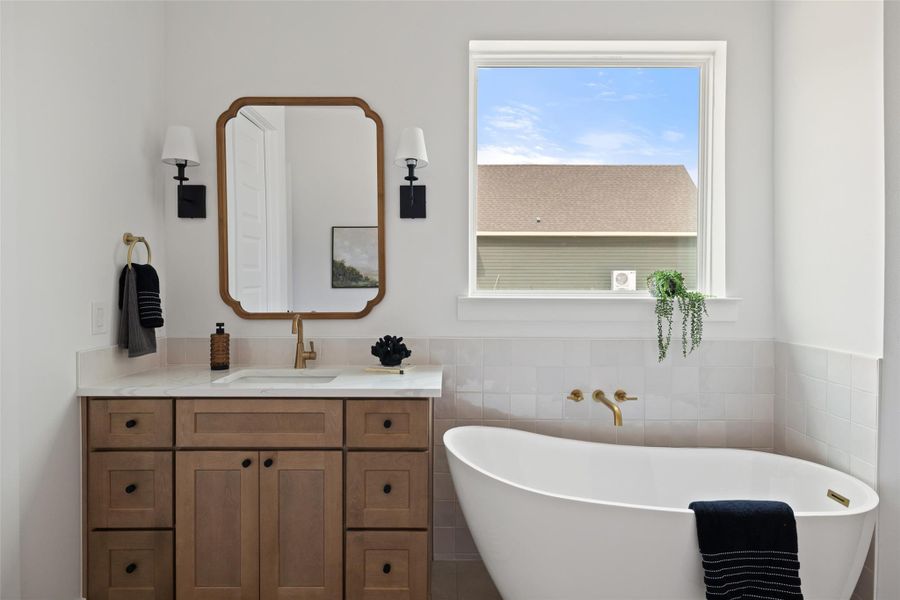 Furnished interior view inside a new home in , Wimberley (Image 17).
