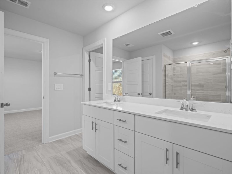 Furnished interior view inside a new home in Chatham Forest, Duncan (Image 8).