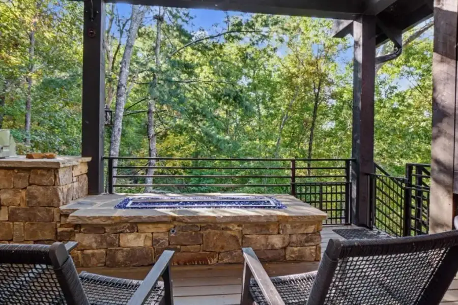 Exterior details and patio area of a home in , Blue Ridge (Image 33).