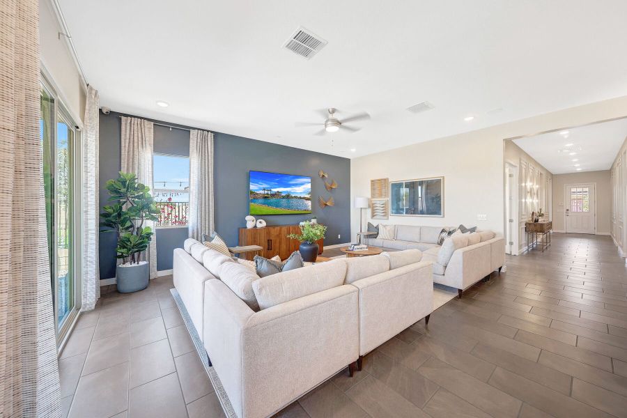 Representative furnished interior of a home built from the Cobalt by Mattamy Homes in Landmarke, Queen Creek (Image 32).