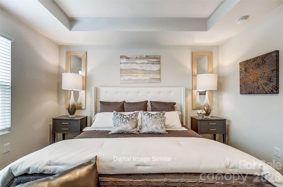 Furnished interior view inside a new home in Bailey Run, Charlotte (Image 17).