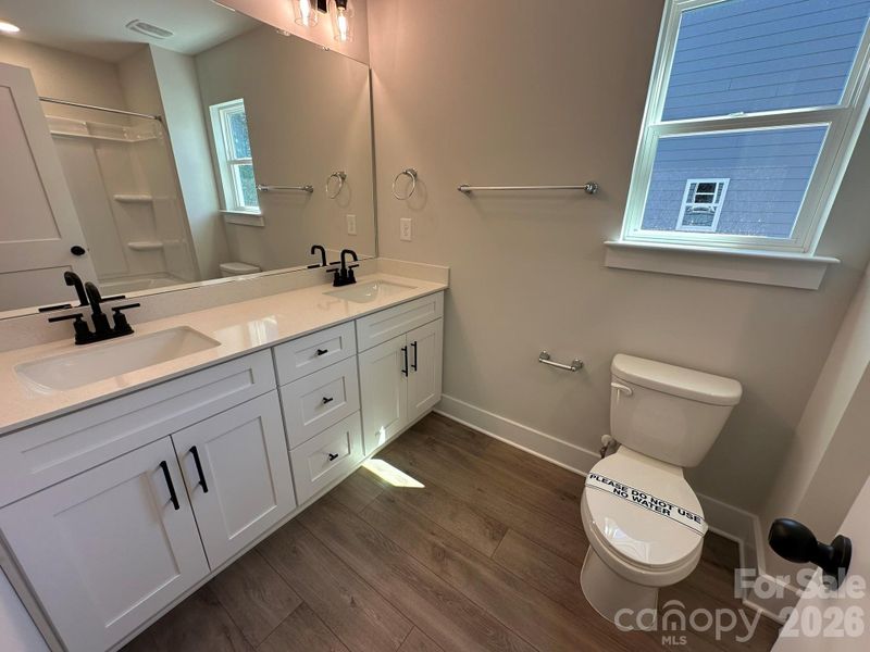 Furnished interior view inside a new home in Blythe Mill Townhomes, Waxhaw (Image 6).