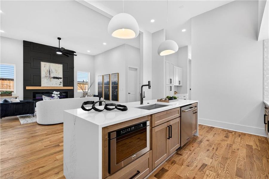 Furnished interior view inside a new home in , Atlanta (Image 13).