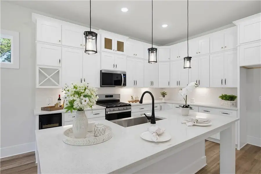 Furnished interior view inside a new home in , Gainesville (Image 8).