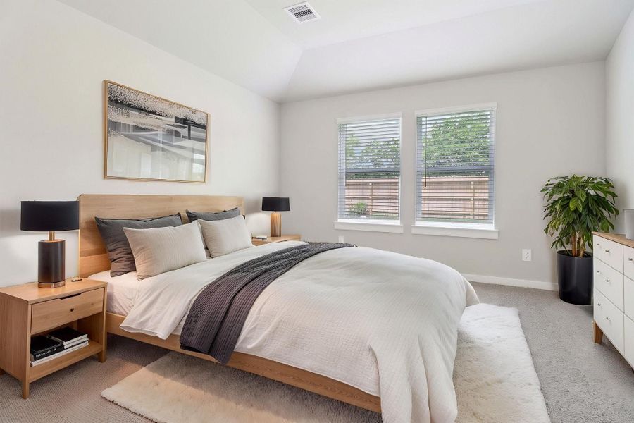 Furnished interior view inside a new home in Massey Oaks - Premier Series, Pearland (Image 16).