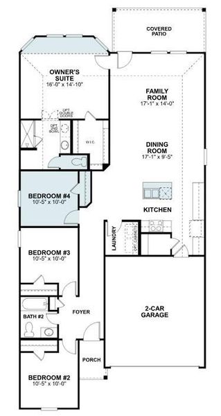 2D floor plan layout of this home in Magnolia Ridge, Magnolia, TX (Image 4). 2D floor plan layout of this home in Magnolia Ridge, Magnolia, TX (Image 4).