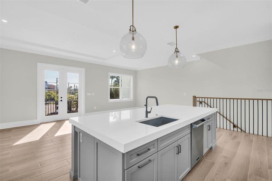 Furnished interior view inside a new home in , St. Petersburg (Image 37).