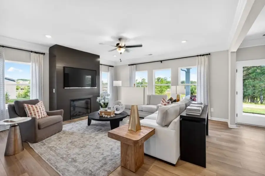 Furnished interior view inside a new home in Allen Manor, Hoschton (Image 30).