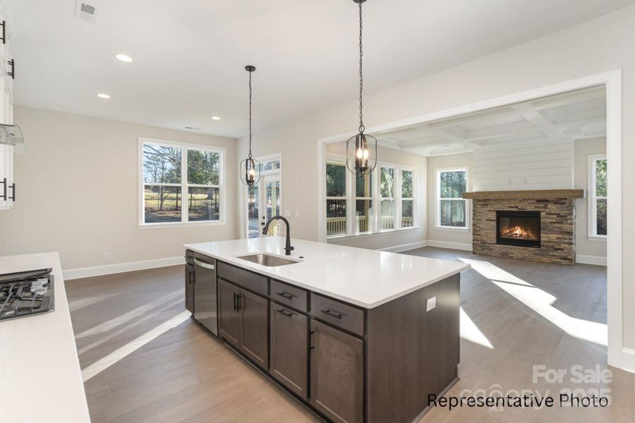 Furnished interior view inside a new home in , Cornelius (Image 7).