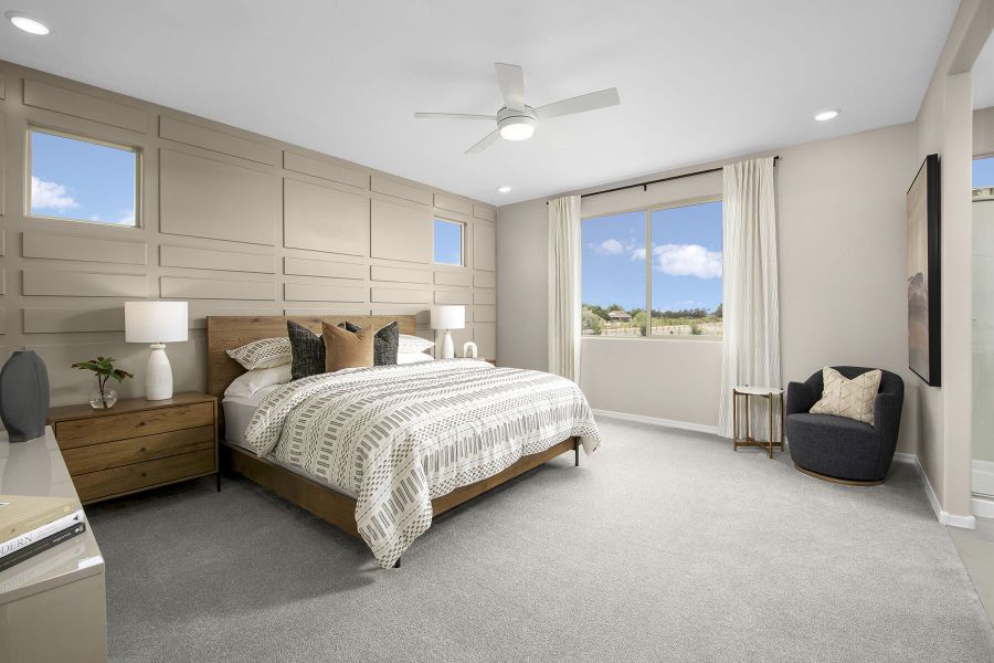 Representative furnished interior of a home built from the Pacific by Mattamy Homes in White Tank Vistas, Waddell (Image 11).