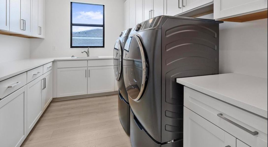 Furnished interior view inside a new home in Artistry Palm Beach, Palm Beach Gardens (Image 29). Furnished interior view inside a new home in Artistry Palm Beach, Palm Beach Gardens (Image 29).